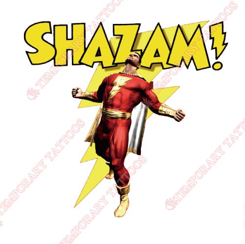 Captain Marvel Customize Temporary Tattoos Stickers NO.5857